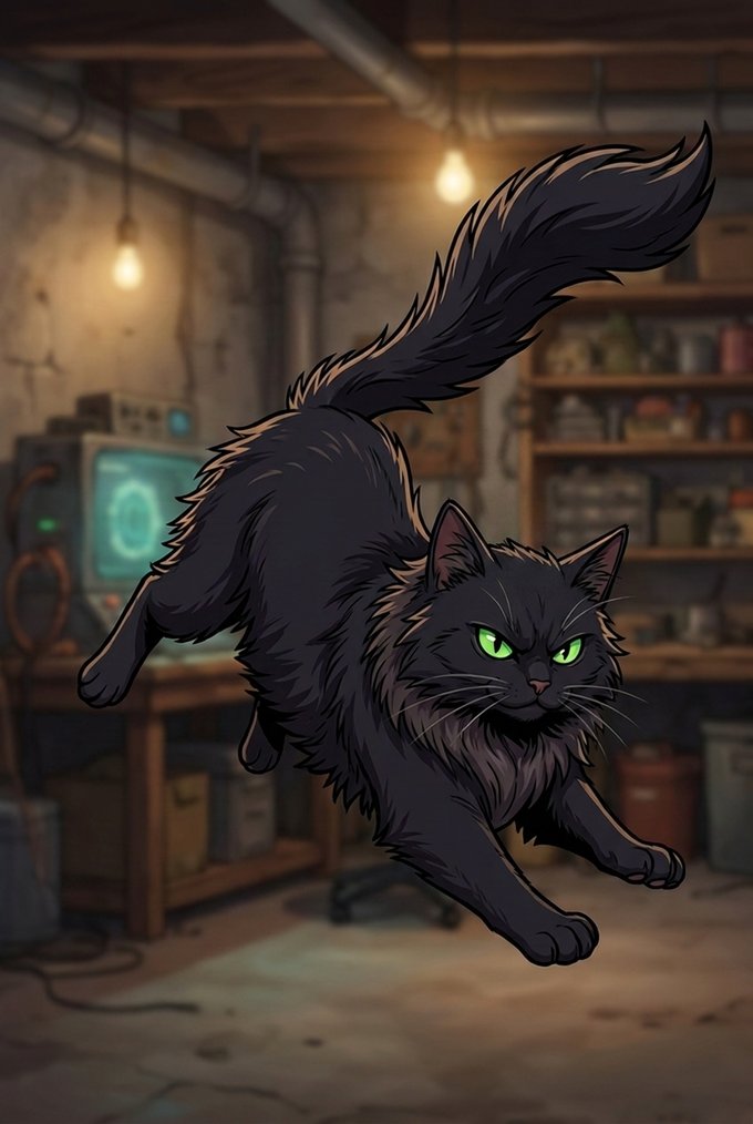 Sif mid-pounce